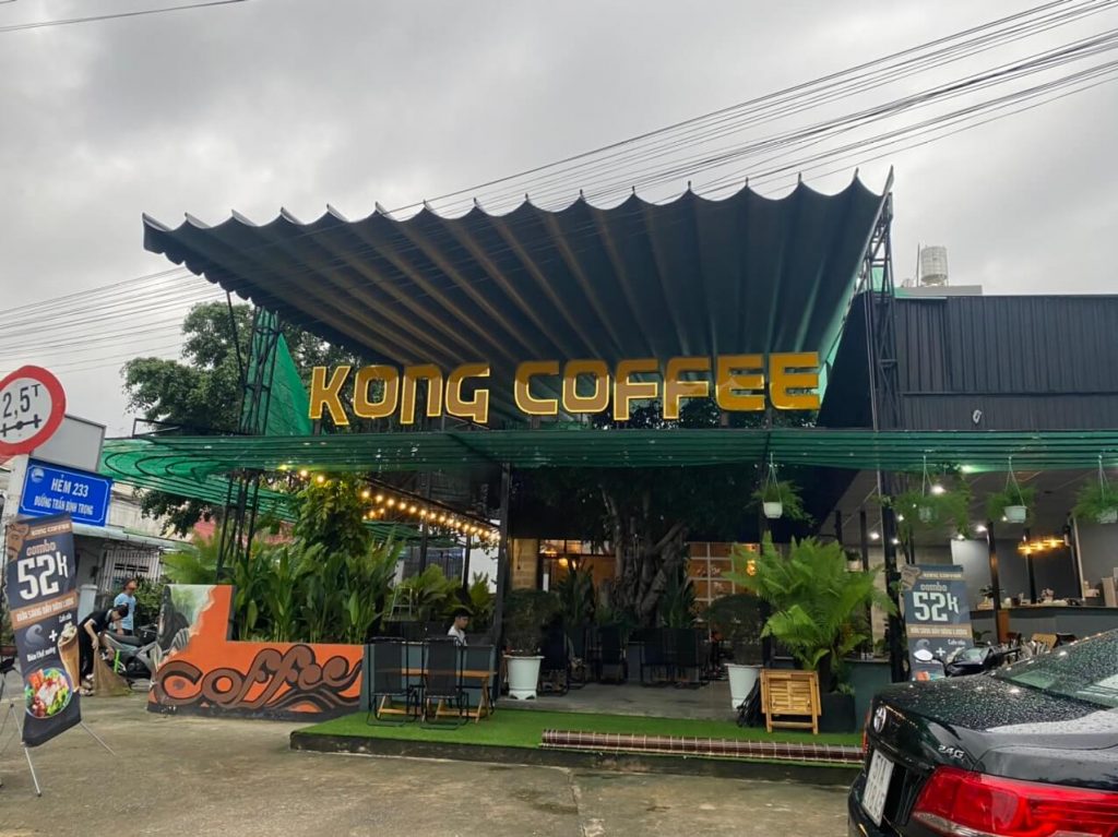 Không gian quán Kong Coffee